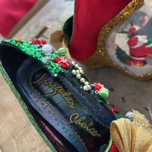 Irregular Choice Santa’s Globe Snowglobe Heels - Never Worn RARE - Picture 6 of 14